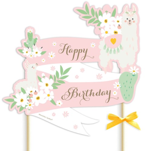 topper-dekoracja-ozdoba-na-tort-do-tortu-lama-alpaka-Wiewiorka-i-Spolka-llama-alpaca-happy-birthday-cake-topper-Squirrel-and-Company