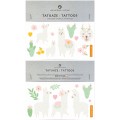 tatuaze-zmywalne-lama-alpaka-Wiewiorka-i-Spolka-llama-alpaca-temporary-tattoos-Squirrel-and-Company