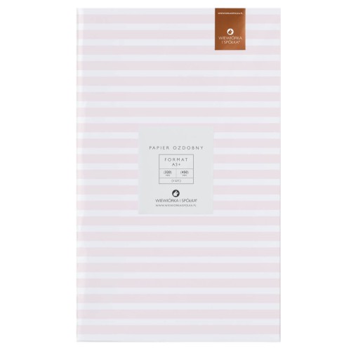 papier-ozdobny-do-pakowania-prezentów-paski-rozowe-Wiewiorka-i-Spolka-gift-wrapping-paper-pink-striped-Squirrel-and-Company