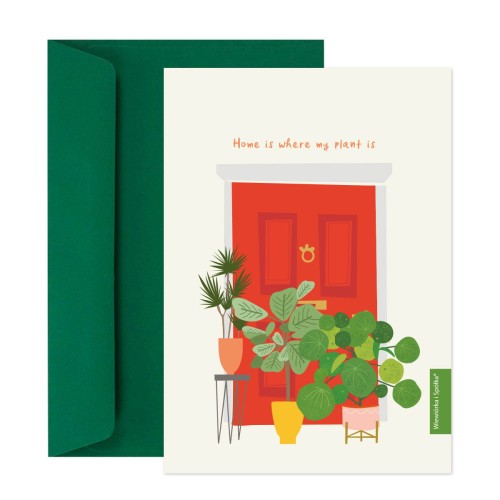 kartka-na-zyczenia-rosliny-przeprowadzka-parapetowka-drzwi-Wiewiorka-i-Spolka-floral-door-wishes-card-Squirrel-and-Company