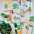 kartka-na-zyczenia-rosliny-pieniazek-Wiewiorka-i-Spolka-floral-plants-wishes-card-Squirrel-and-Company
