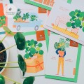 kartka-na-zyczenia-rosliny-monstera-Wiewiorka-i-Spolka-floral-plants-wishes-card-Squirrel-and-Company