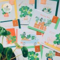 kartka-na-zyczenia-rosliny-przeprowadzka-parapetowka-Wiewiorka-i-Spolka-floral-plants-removal-wishes-card-Squirrel-and-Company