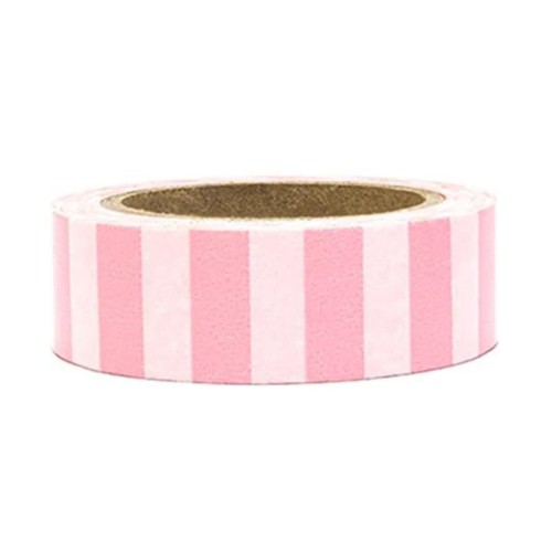 tasma-samoprzylepna-washi-tape-rozowa-w-paski-Wiewiorka-i-Spolka-washi-tape-pink-stripes-Squirrel-Company