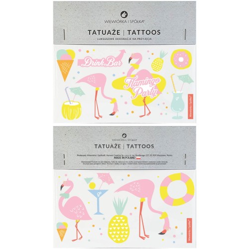 tatuaze-zmywalne-flamingo-party-z-flamingami-Wiewiorka-i-Spolka-flamingo-temporary-tattoos-Squirrel-and-Company