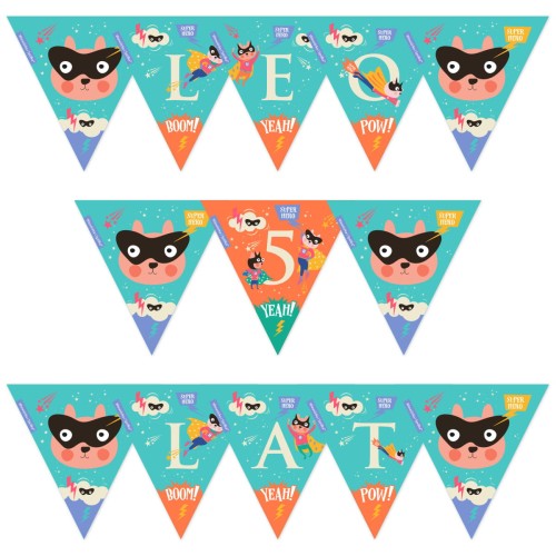 girlanda-dekoracje-ozdoby-wiszace-baner-napis-na-sznurku-urodziny-super-hero-superbohater-Wiewiorka-i-Spolka-superhero-personalised-paper-garland-banner-Squirrel-and-Company
