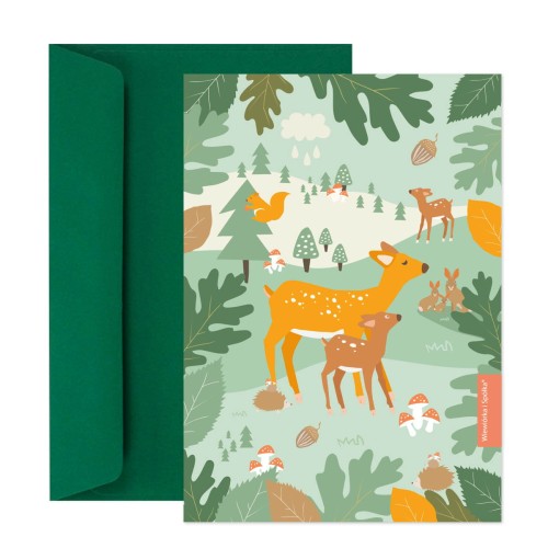 kartka-na-zyczenia-las-sarenki-Wiewiorka-i-Spolka-forest-wishes-card-Squirrel-and-Company