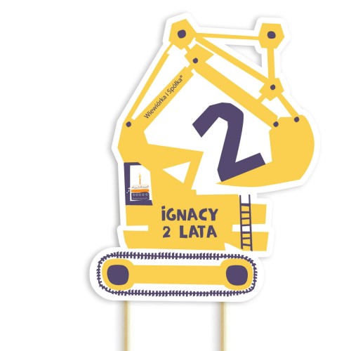 topper-dekoracja-ozdoba-na-tort-do-tortu-urodziny-chlopca-koparka-koparki-Wiewiorka-i-Spolka-excavator-personalised-cake-topper-Squirrel-Company