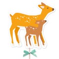 topper-dekoracja-ozdoba-na-tort-do-tortu-urodziny-roczek-sarenka-sarenki-sarenkami-Wiewiorka-i-Spolka-forest-doe-deer-cake-topper-Squirrel-and-Company