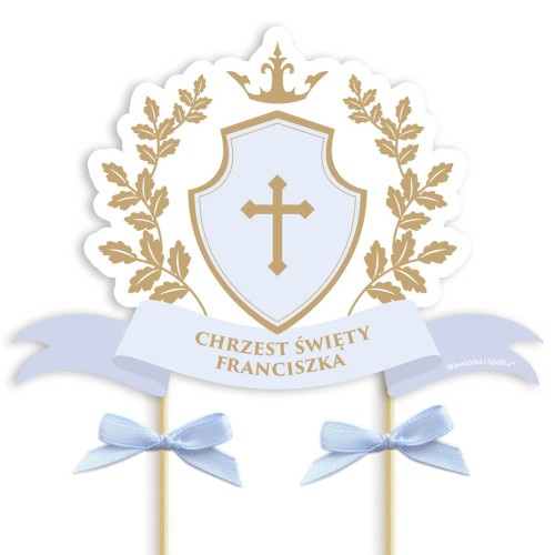 topper-dekoracja-ozdoba-na-tort-do-tortu-chrzest-chrzciny-komunia-chlopca-herb-ornament-Wiewiorka-i-Spolka-blue-crest-ornament-personalized-cake-topper-Squirrel-Company