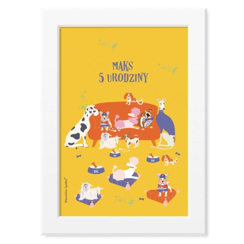 obrazek-plakat-do-pokoju-prezent-na-urodziny-pieski-piesek-z-psami-Wiewiorka-i-Spolka-dogs-personalized-birthday-poster-Squirrel-and-Company