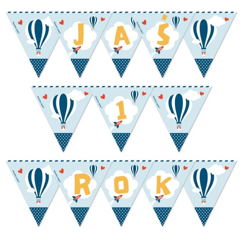 girlanda-dekoracje-ozdoby-wiszace-baner-napis-na-sznurku-urodziny-roczek-chrzest-chrzciny-balon-balony-chmury-chmurki-niebo-Wiewiorka-i-Spolka-hot-air-balloon-personalised-paper-garland-banner-Squirrel-Company