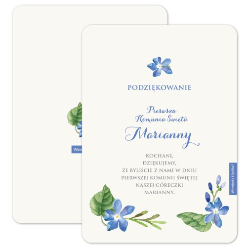 karnety-na-podziekowania-dla-gosci-za-przybycie-na-chrzciny-chrzest-pierwsza-komunie-fiolki-kwiatki-Wiewiorka-i-Spolka-violets-flowers-personalised-baptism-first-holy-communion-thank-you-cards-Squirrel-Company