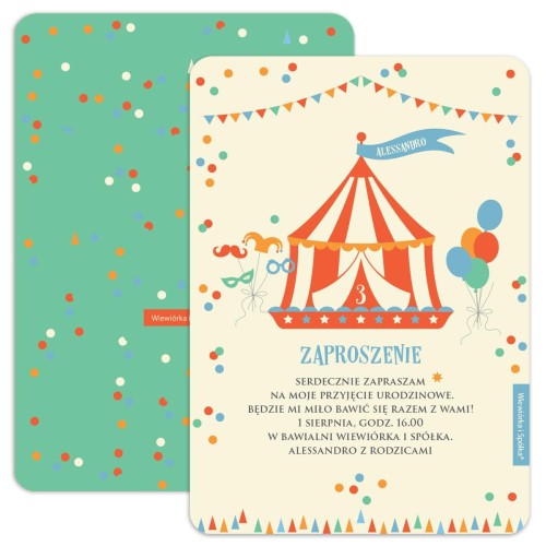 zaproszenia-na-urodziny-z-cyrkiem-cyrkowe-cyrk-Wiewiorka-i-Spolka-personalized-birthday-invitations-circus-Squirrel-Company
