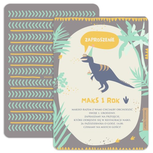 zaproszenia-na-urodziny-dinozaury-dinozaurami-tyranozaur-Wiewiorka-i-Spolka-personalized-birthday-invitations-dino-dinosaur-dinosaurs-Squirrel-Company