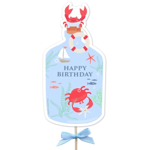 topper-dekoracja-ozdoba-na-tort-do-tortu-urodziny-marynistyczne-krab-butelka-akwarium-Wiewiorka-i-Spolka-bottle-crab-happy-birthday-cake-topper-Squirrel-Company