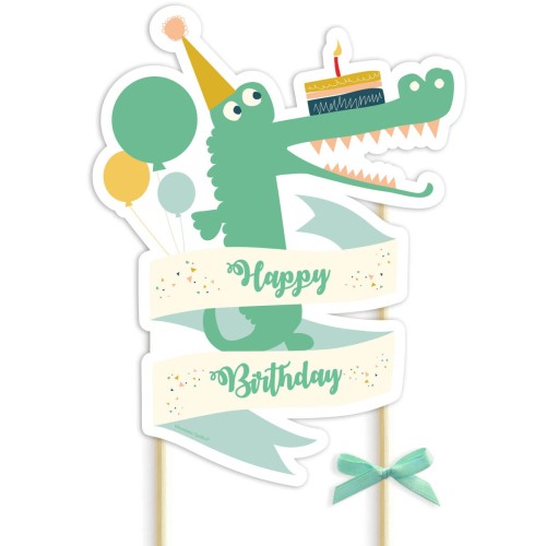 topper-dekoracja-ozdoba-na-tort-do-tortu-urodziny-roczek-zwierzatka-aligator-krokodyl-Wiewiorka-i-Spolka-animals-alligator-crocodile-happy-birthday-cake-topper-Squirrel-Company
