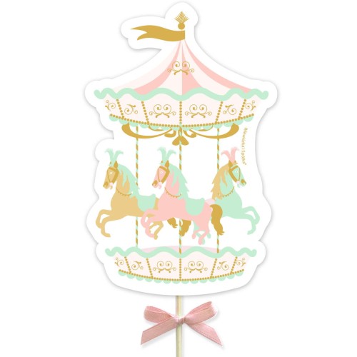 topper-dekoracja-ozdoba-na-tort-do-tortu-urodziny-dziewczynki-z-karuzela-koniki-Wiewiorka-i-Spolka-belle-carousel-cake-topper-Squirrel-Company