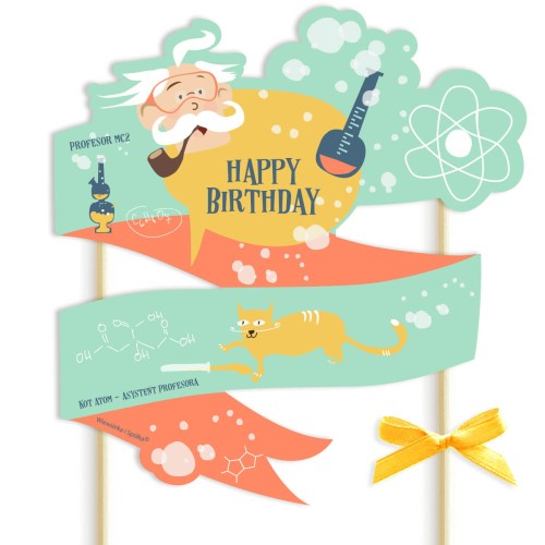 topper-dekoracja-ozdoba-na-tort-do-tortu-urodziny-maly-chemik-odkrywca-laboratorium-Wiewiorka-i-Spolka-laboratory-little-chemist-explorer-cake-topper-Squirrel-Company