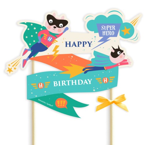 topper-dekoracja-ozdoba-na-tort-do-tortu-urodziny-superhero-super-bohater-avengers-Wiewiorka-i-Spolka-super-hero-happy-birthday-cake-topper-Squirrel-and-Company