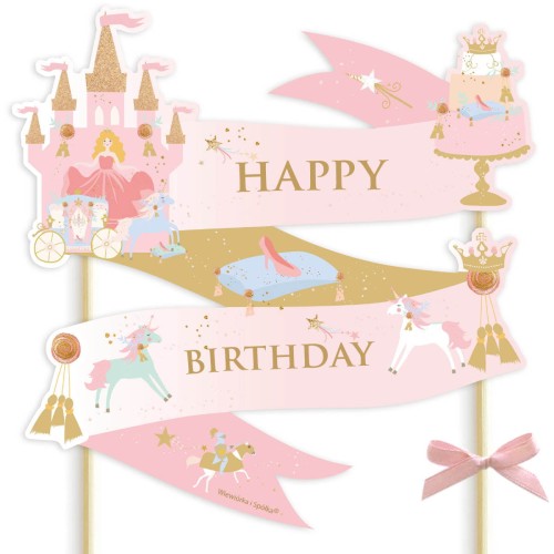 topper-dekoracja-ozdoba-na-tort-do-tortu-urodziny-roczek-ksiezniczka-krolewna-Wiewiorka-i-Spolka-princess-castle-cake-topper-Squirrel-Company