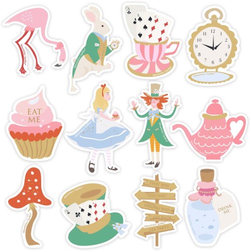 dekoracje-ozdoby-ksztalty-na-slomki-alicja-w-krainie-czarow-Wiewiorka-i-Spolka-alice-in-wonderland-straw-decorations-paper-straw-decor-Squirrel-Company