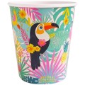 kubki-kubeczki-tropikalne-z-tukanem-flamingiem-papugami-tukan-flaming-papuga-tropiki-Wiewiorka-i-Spolka-tropical-party-cups-Squirrel-and-Company