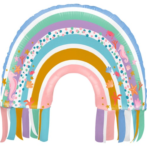 balon-tecza-z-fredzelkami-Wiewiorka-i-Spolka-maritime-rainbow-helium-foil-balloon-Squirrel-and-Company