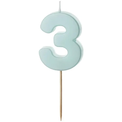 swieczka-na-trzecie-urodziny-chlopca-trojka-cyferka-blekitna-Wiewiorka-i-Spolka-blue-three-number-candle-Squirrel-Company