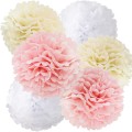 pompony-bibulowe-z-bibuly-dekoracje-wiszace-różowe-beżowe-białe-zestaw-komplet-Wiewiorka-i-Spolka-pink-white-ivory-tissue-pompom-pom-poms-Squirrel-Company