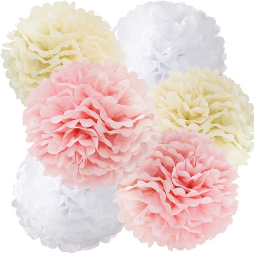 pompony-bibulowe-z-bibuly-dekoracje-wiszace-różowe-beżowe-białe-zestaw-komplet-Wiewiorka-i-Spolka-pink-white-ivory-tissue-pompom-pom-poms-Squirrel-Company