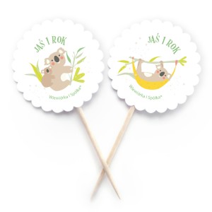 Piki Koala kółeczka personalizowane / 10 szt.