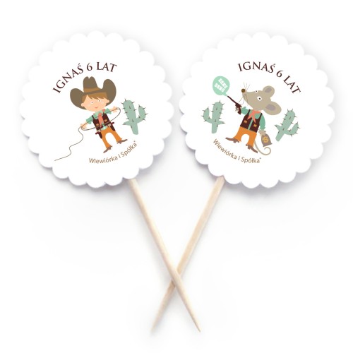 piki-pikery-wykalaczki-dekoracje-na-babeczki-urodziny-kowboje-dziki-zachod-western-Wiewiorka-i-Spolka-cowboys-cupcake-personalised-kit-mini-flags-Squirrel-Company