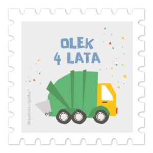Naklejki Auta znaczki personalizowane / 5 szt.