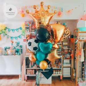 Bukiet balonów LUX Victory, napełniony helem