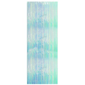 Kurtyna błękitna opalizująca 200 x 100 cm