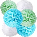 pompony-bibulowe-z-bibuly-dekoracje-wiszace-blekitne-białe-miętowe-zestaw-komplet-Wiewiorka-i-Spolka-blue-white-minty-tissue-pompom-pom-poms-Squirrel-Company