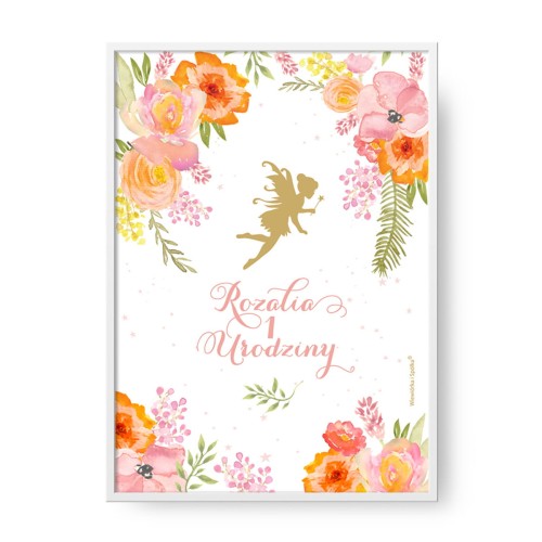 grafika-plakat-do-pokoju-prezent-na-urodziny-roczek-czarodziejka-czarodziejska-wrozka-Wiewiorka-i-Spolka-magic-fairy-sorceress-personalized-birthday-poster-Squirrel-Company