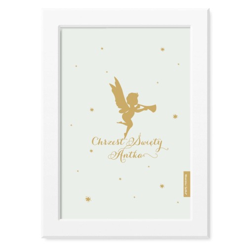 obrazek-plakat-do-pokoju-prezent-na-urodziny-chrzest-chrzciny-roczek-mietowy-zloty-aniolek-z-aniolkiem-Wiewiorka-i-Spolka-angel-personalised-baptism-birthday-poster-Squirrel-Company