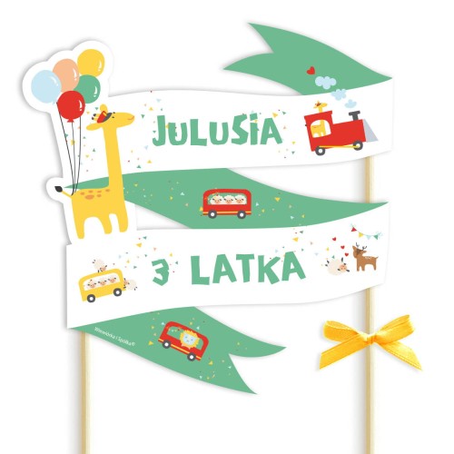 topper-dekoracja-ozdoba-na-tort-do-tortu-urodziny-ciuchcia-ze-zwierzatkami-Wiewiorka-i-Spolka-choo-choo-animals-personalised-cake-topper-Squirrel-Company