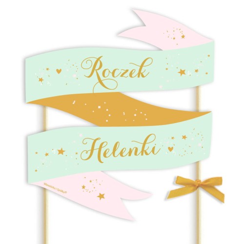 topper-dekoracja-ozdoba-na-tort-do-tortu-urodziny-roczek-chrzciny-chrzest-zlote-mietowe-rozowe-confetti-party-Wiewiorka-i-Spolka-personalized-cake-topper-Squirrel-Company