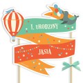 topper-dekoracja-ozdoba-na-tort-do-tortu-urodziny-cyrk-balon-foka-Wiewiorka-i-Spolka-circus-balloon-seal-personalized-cake-topper-Squirrel-Company