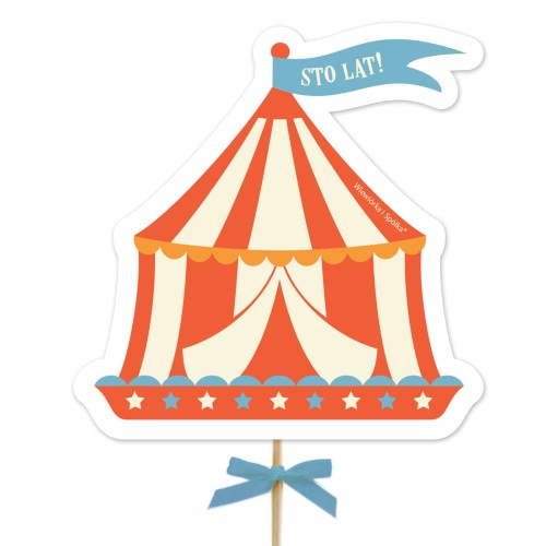 topper-dekoracja-ozdoba-na-tort-do-tortu-urodziny-cyrk-sto-lat-Wiewiorka-i-Spolka-circus-happy-birthday-cake-topper-Squirrel-Company