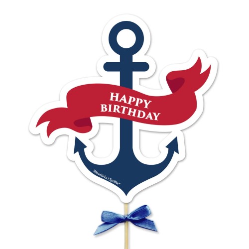 topper-dekoracja-ozdoba-na-tort-do-tortu-urodziny-w-ksztalcie-kotwicy-zeglarskie-maly-zeglarz-Wiewiorka-i-Spolka-anchor-sailor-happy-birthday-cake-topper-Squirrel-Company
