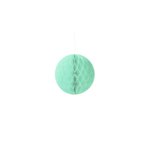 kulka-honeycomb-bibulowa-z-bibuly-dekoracja-papierowa-dekoracje-kulki-wiszace-10cm-zielona-mietowa-Wiewiorka-i-Spolka-mint-tissue-paper-honeycomb-ball-Squirrel-Company