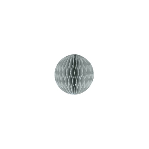 kulka-honeycomb-bibulowa-z-bibuly-dekoracja-papierowa-dekoracje-kulki-wiszace-10cm-szara-stalowa-Wiewiorka-i-Spolka-gray-tissue-paper-honeycomb-ball-Squirrel-Company