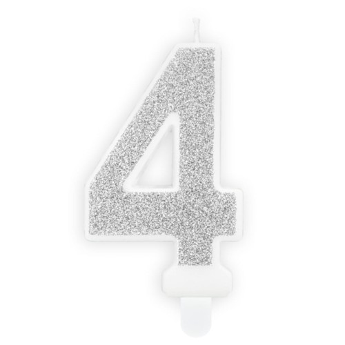 swieczka-na-czwarte-urodziny-cztery-czworka-czworki-cyferka-srebrna-Wiewiorka-i-Spolka-silver-four-number-candle-Squirrel-Company