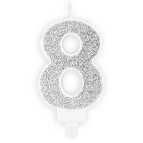 swieczka-na-osme-urodziny-osiem-osemka-osemki-cyferka-srebrna-Wiewiorka-i-Spolka-silver-eight-number-candle-Squirrel-Company