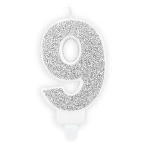 swieczka-na-dziewiate-urodziny-dziewiec-dziewiatka-dziewiatki-cyferka-srebrna-Wiewiorka-i-Spolka-silver-nine-number-candle-Squirrel-Company