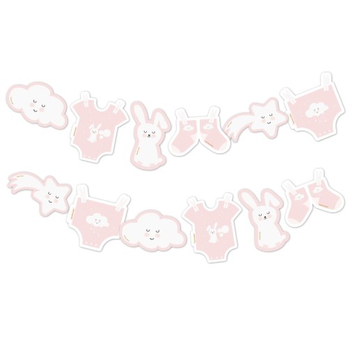 girlanda-dekoracje-ozdoby-ksztalty-wiszace-na-sznurku-baby-shower-rozowe-spioszki-skarpetki-Wiewiorka-i-Spolka-pink-bunny-paper-garland-Squirrel-Company